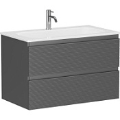 Тумба с раковиной Sancos Folk 80 FL80GS 80 Grey soft