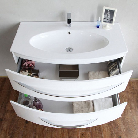 Раковина BelBagno Prospero BB1000ARL 100 керамическая, белая