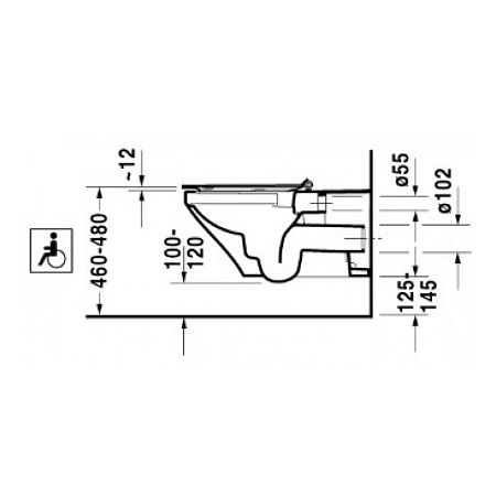 Унитаз подвесной Duravit DuraStyle 2559090000