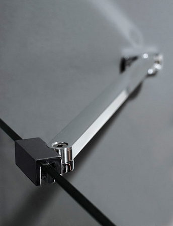 Душевая дверь в нишу Cezares Crystal CRYSTAL-B-13-100+60/60-C-Cr-L 215 L прозрачное стекло