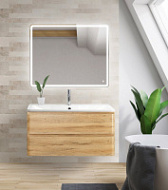 Мебель для ванной BelBagno Albano ALBANO-1200-2C-SO-RR 120 подвесная, Rovere Rustico