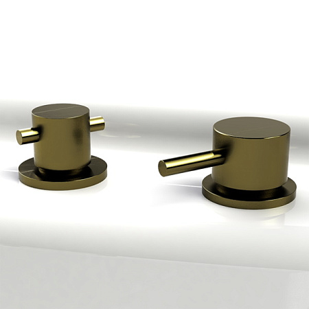 Смеситель Радомир Мини-Бриз 1-27-4-0-0-608 на борт ванны, бронза