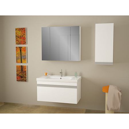 Тумба под раковину Dreja Grace 70 белый глянец