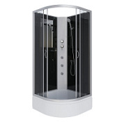 Душевая кабина Niagara Classic NG-3503-14BKG 80x80x200 стекло тонированное/профиль серебро