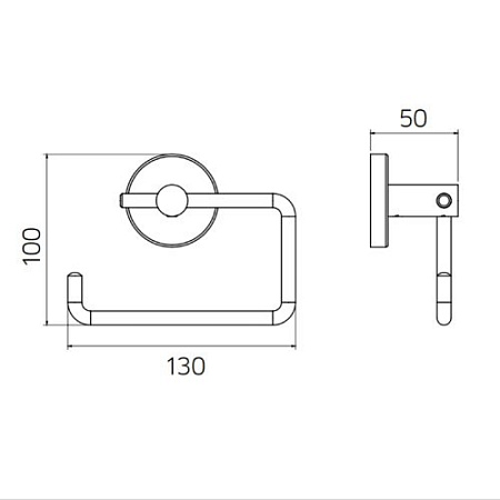 Держатель туалетной бумаги Palazzani 9943G910 хром