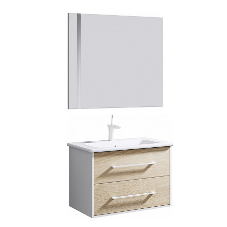 Мебель для ванной Aqwella 5 stars Miami Mai.01.08 80 дуб сонома/белый 