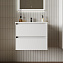 Тумба с раковиной Sancos Cento 60 CN60W белый глянцевый - фото 5