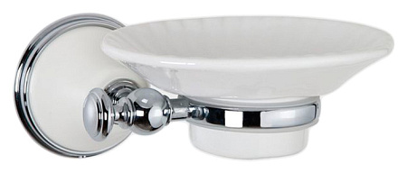 Мыльница Tiffany World Harmony TWHA106bi/cr хром/белый