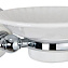Мыльница Tiffany World Harmony TWHA106bi/cr хром/белый - фото 1