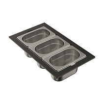 Контейнер Omoikiri DC-04-3-IN нержавеющая сталь