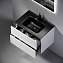 Мебель для ванной Sancos Urban 70 UR70W белый/черный - фото 2