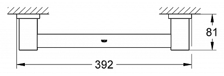 Ручка для ванной Grohe Essentials Cube 40514000 хром