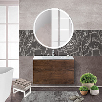 Мебель для ванной BelBagno Etna ETNA-H60-800-2C-SO-RW-P 80 Rovere Moro
