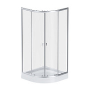 Душевой уголок AM.PM X-Joy W88G-205-080MT64 80x80 профиль матовый хром, стекло прозрачное