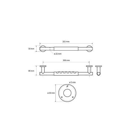 Поручень Bemeta Omega 104507661 30