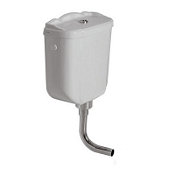 Механизм смыва и сливная труба для подвесного бачка Globo Paestum BA007cr хром