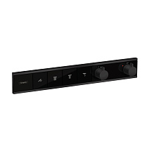 Термостат Hansgrohe RainSelect 15382670 на 4 потребителя, для душа, черный матовый
