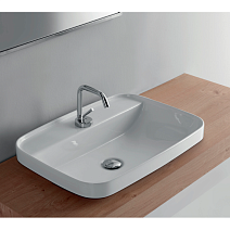 Раковина Kerasan Tribeca 514201bi*1 60 с 1 отверстием под смеситель, белый