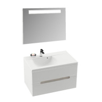 Мебель для ванной Ravak Classic II SD L 800 X000000910 подвесная, белая/белая