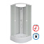 Душевая кабина Niagara Promo P90/26/MT/BK 90x90x195 матовый/белый - фото 3