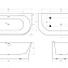 Акриловая ванна BelBagno BB711-1700-750 170x75 белый - фото 4