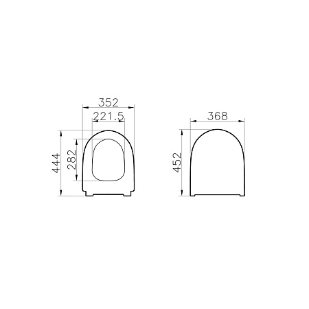 Крышка-сиденье VitrA Sento 130-003-009 микролифт