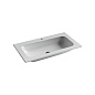 Раковина накладная Ceramica Nova Grace CN7012 82x47x15 с отв. под смесит., белый