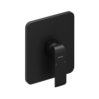 Смеситель Ravak Flat FL 066.20 X070180 без переключателя для душа черный матовый