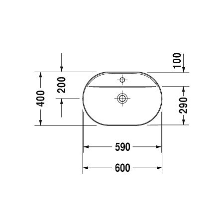 Раковина Duravit Luv 0380600000 White Alpin