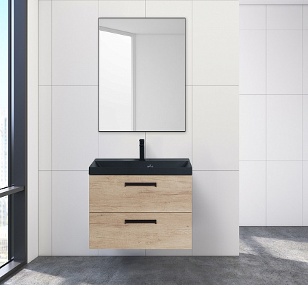 Зеркало BelBagno SPC-AL 60х80 черный