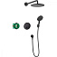 Душевой комплект Hansgrohe Raindance S 27959670 черный матовый - фото 1