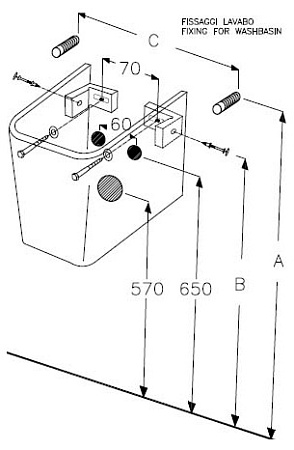 Полупьедестал для раковины Hatria Erika Pro YXBK01