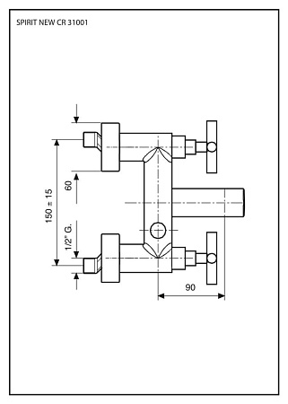 Смеситель Emmevi Spirit New 31001/ORS для ванны, зачищенное золото