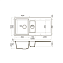Кухонная мойка Omoikiri Sakaime 100-2-ES 100x50x20 espresso - фото 2