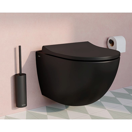 Унитаз подвеснй VitrA Sento 7748B083-0101 черный матовый