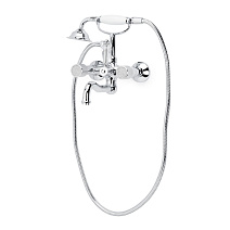 Смеситель Boheme Royal Cristal 273-Royal/CRST для ванны с душем, хром