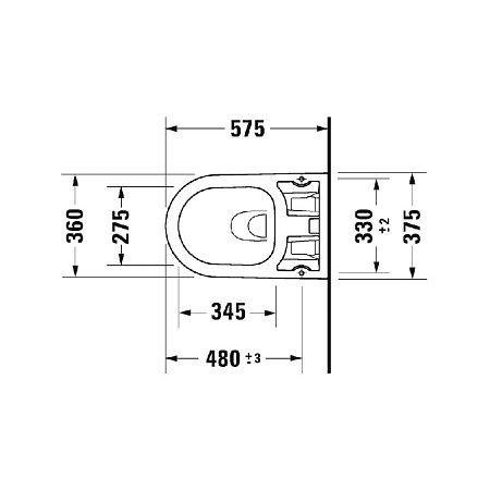 Унитаз подвесной Duravit ME by Starck 2510092000 с сиденьем SensoWash Starck f Plus 612000012000320