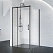 Душевой уголок BelBagno Acqua ACQUA-AH-1-130/90-C-NERO 130х90 прозрачное стекло