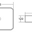 Раковина накладная BelBagno BB1386 36.5x50.5x13.5 белый - фото 7