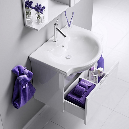 Мебель для ванной Aqwella Н-Лайн N-Li.01.06 65 белый