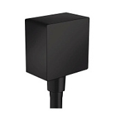 Шланговое подключение Hansgrohe Fixfit Square 26455670 черный матовый