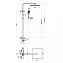 Душевая стойка BelBagno Luce LUC-VSCM-CRM хром - фото 2