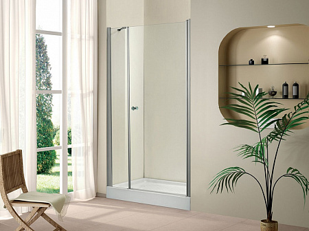 Душевая дверь в нишу Cezares Triumph TRIUMPH-B-11-60+70-C-Cr-R прозрачное стекло