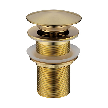Донный клапан Boheme 612-MG для раковины, золото матовое