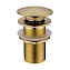 Донный клапан Boheme 612-MG для раковины, золото матовое - фото 1