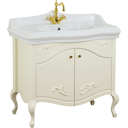 Тумба под раковину Migliore Impero 25981 90 2 двери, avorio