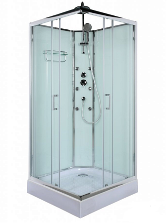 Душевая кабина BelBagno Uno UNO-CAB-A-2-80-C-Cr 80х80 см без крыши