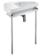 Ножки для раковины Jacob Delafon Odeon Up E4724-39R серый металл