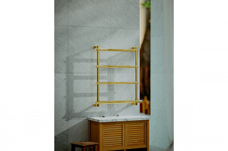 Полотенцесушитель электрический Margaroli Sole 5424704GONB золото