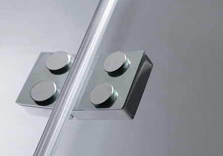 Душевая дверь в нишу Cezares Crystal CRYSTAL-B-13-80+60/60-C-Cr-L 195 L прозрачное стекло